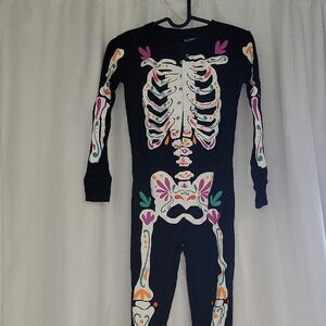 Old Navy Black Skeleton Kids Pajamas